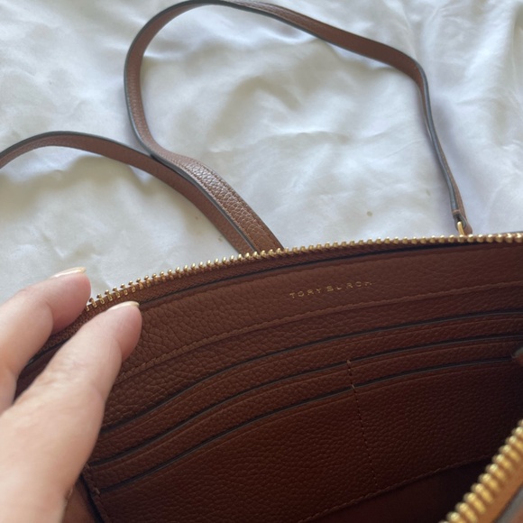 Brown Tory Burch soft leather crossbody bag - Picture 2 of 4